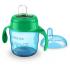 Cana Philips Avent SCF551/05 cu tetina de formare, 200ml, 6 luni +, Albastru/Verde